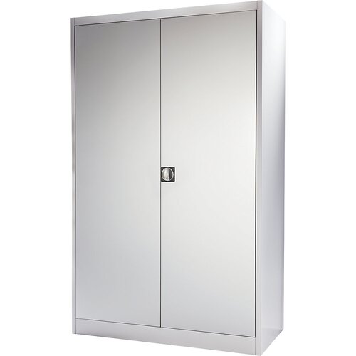 mauser omara za velike obremenitve, s krilnimi vrati, vxš 1950 x 1200 mm, globina 420 mm, svetlo sive barve Cene