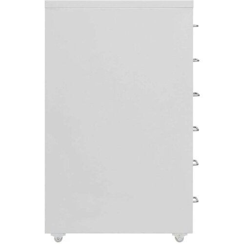 VidaXL mobilni ormarić za spise sivi 28 x 41 x 69 cm metalni Slike
