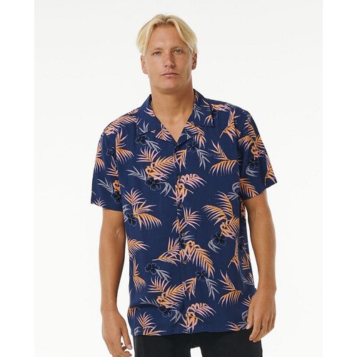 Rip Curl Košile SURF REVIVAL FLORAL S/S SHIRT Washed Navy Cene