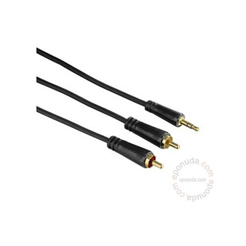 Hama audio kabl 3.5mm - 2 činča stereo pozlata 3m 122299 kabal Cene