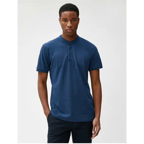 Koton Polo T-shirt - Dark blue - Regular fit
