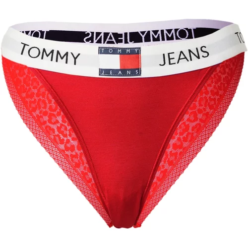 Tommy Jeans Tangice mornarska / rdeča / off-bela