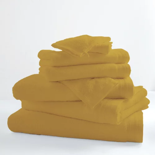 Tradilinge Kopalniške brisače in rokavice za umivanje BANANI X2 Rumena