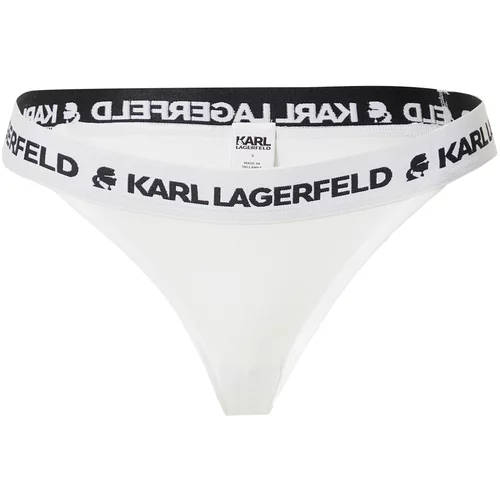 Karl Lagerfeld Slip crna / bijela