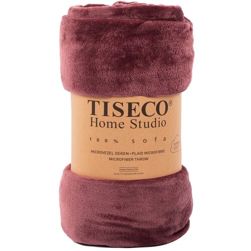Tiseco Home Studio Bordo prekrivač od mikropliša za bračni krevet 220x240 cm Cosy – Cijene