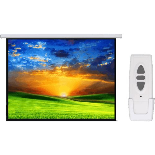 Maclean Platno za projektor sa motorom, 167&amp;rdquo;, 300 x 300 cm &amp;ndash; MC-562 Slike