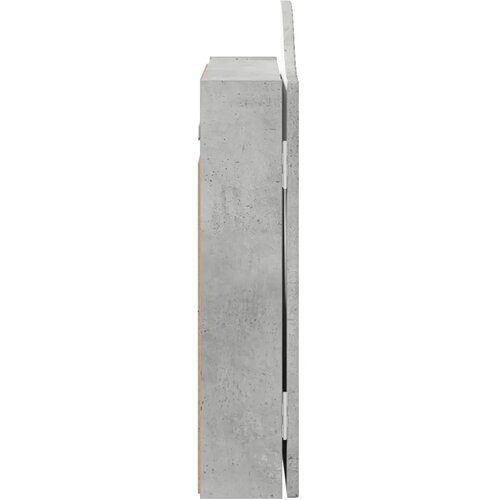 Kabinet za mete Betonska siva 56 x 12 x 63 cm Konstruirano drvo - Betonska siva Cijene