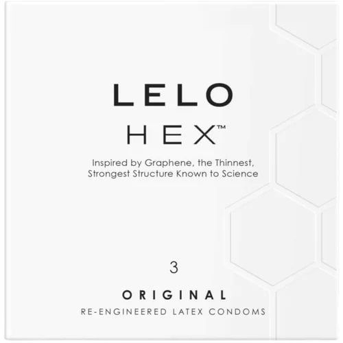 Lelo Hex Original - luksuzni kondomi (3 kom)