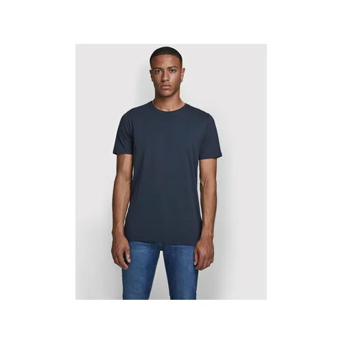 Jack & Jones Majica Orrganic Basic 12156101 Mornarsko modra Slim Fit