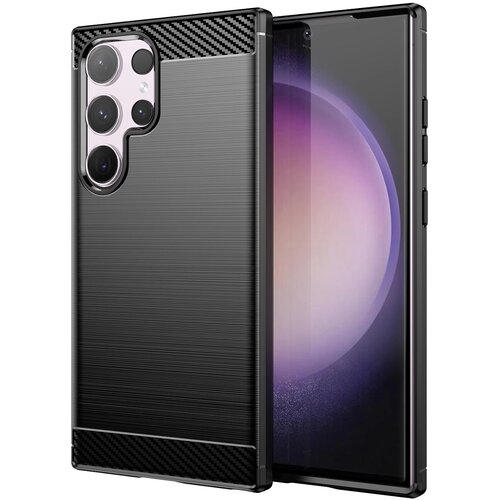 HURTEL SILIKONSKI OVITEK CARBON CASE ZA SAMSUNG GALAXY S24 ULTRA, (21833524) Cene