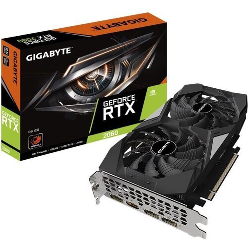 Gigabyte GeForce RTX2060 (GV-N2060D6-12GD 1.0) grafička kartica 12GB GDDR6 192bit" Cene