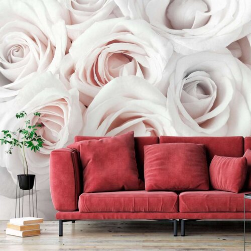  Samoljepljiva foto tapeta - Satin Rose (Pink) 441x315 Slike