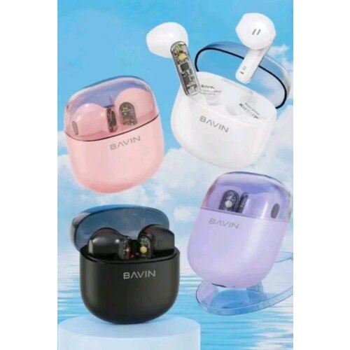 BAVIN wireless earphone B61 slušalice bela Cene