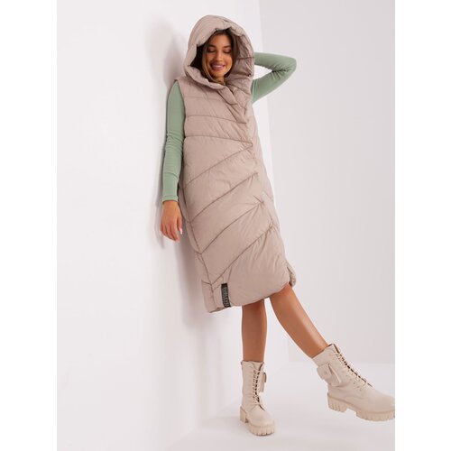 Fashion Hunters Beige vest with pockets SUBLEVEL Slike