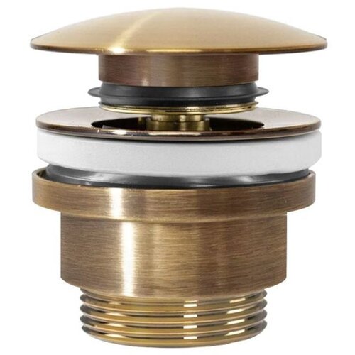 REA Bath Čep za umivaonik univerzalni klik-klak Rea Brushed GOLD Antique Cene