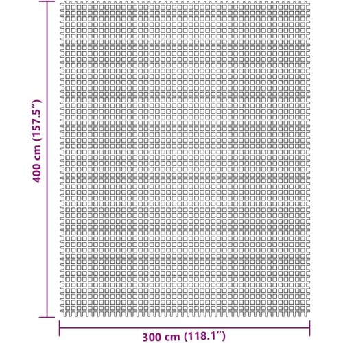 VidaXL Podna prostirka za kampiranje krem 4 x 3 m Slike