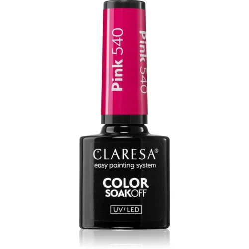 Claresa SoakOff UV/LED Color Sunny Garden gel lak za nokte nijansa PINK 540 5 g