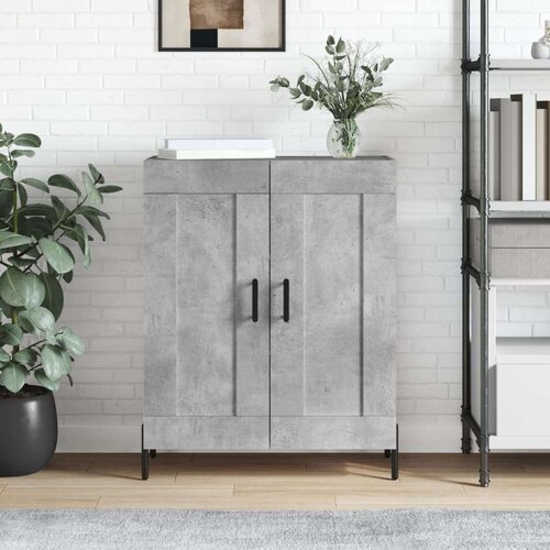  Komoda siva boja betona 69 5x34x90 cm od konstruiranog drva Cene