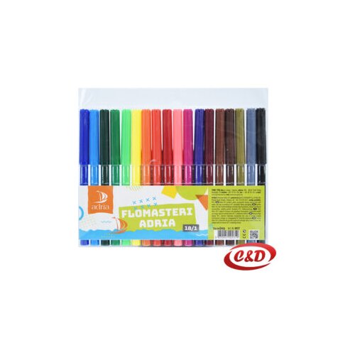  Flomasteri set; Adria; 18/1 Cijene