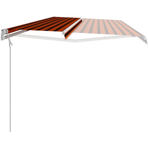 Tenda na automatsko uvlačenje 600 x 300 cm narančasto-smeđa Slike