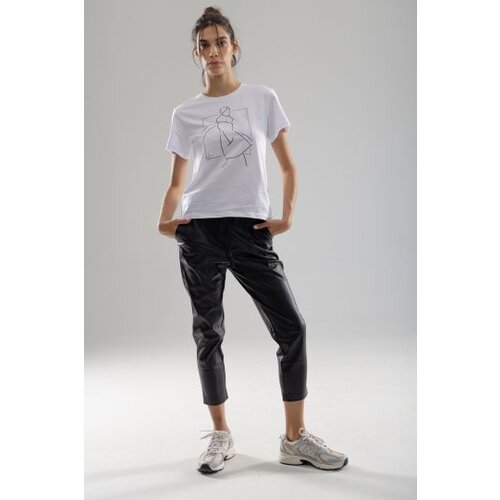 Legendww ženske crne pantalone od veštačke kože 2903-9074-06 Slike