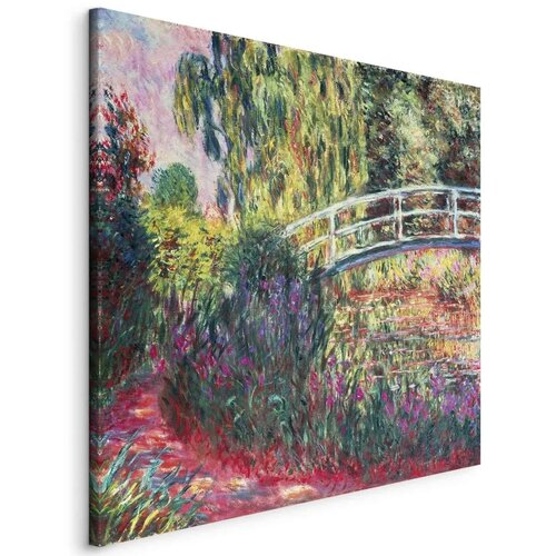  Slika - Claude Monet – The Japanese Footbridge 80x80 Na talijanskom platnu Cene