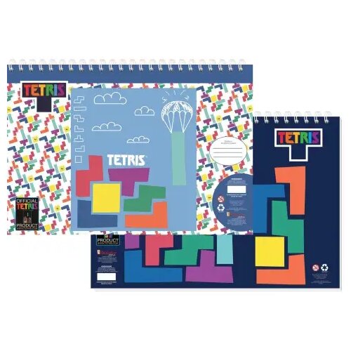 Luna Tetris bilježnica sa naljepnicama i &scaron;ablonom Cijene