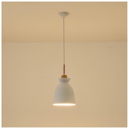  Luster na kablu SIMPLO 1xE27/15W/230V, beo, prečnik 19,5 cm Cene
