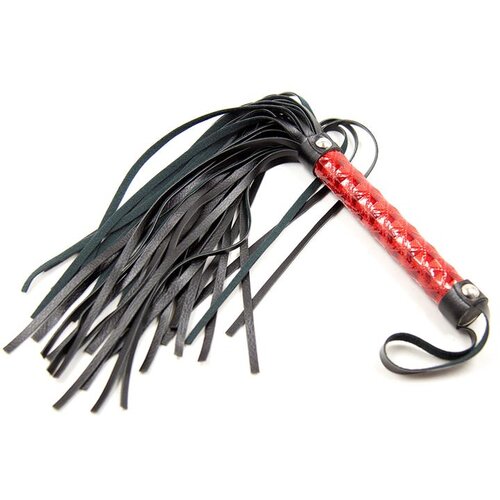 Fetish Addict Flogger Diamond Pattern 39cm Red Slike