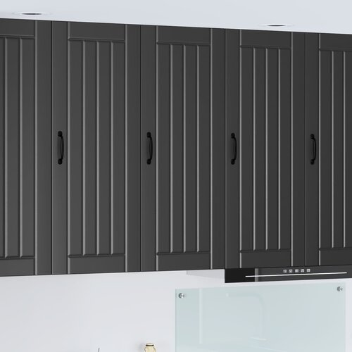  Ormar za Zid LUCCA Crna 40 x 31 x 100 cm Konstruirano drvo Cene