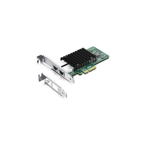E-green PCI-Express x4 kontroler na 2-porta 10 Gigabit Ethernet (Intel x 550) Cene