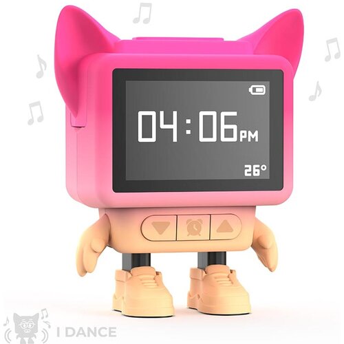 MOB Multifunkcijski dječji sat s umirujućim zvukovima Dancing Clock - Pink 1053 Cijene