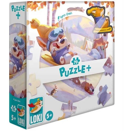 Loki Dru&amp;scaron;tvena igra Puzzle+ goes Sledding Slike