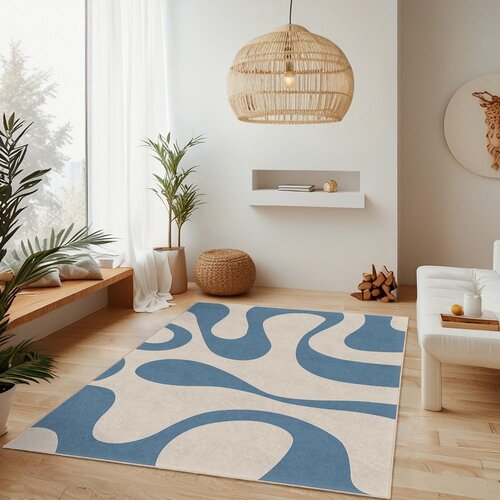 Mila Home Moder pralen tekač 60x230 cm Blue Latte &amp;ndash; Slike