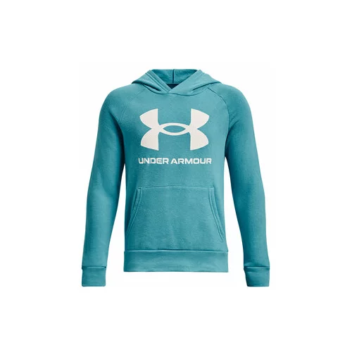 Under Armour Jopa UA Rival Fleece Hoodie 1357585 Zelena Relaxed Fit