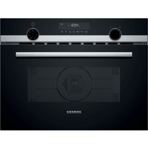 Siemens CM585AGS1 iQ500 Vgradna pecica z mikrovalovna funkcijo vrocega zraka, 45 visoka cm Cene