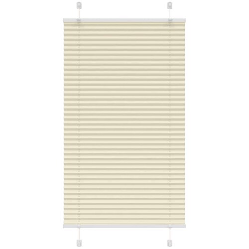 vidaXL Plisirana roleta krem 75x150 cm širina tkanine 74,4 cm Cijene