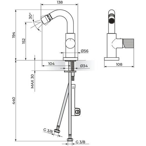 Rosan Stolz S4 baterija za bide 439101 Slike