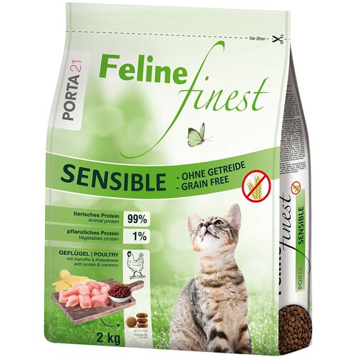 Porta 21 Feline Finest Sensible - Grain Free - 2 kg Slike