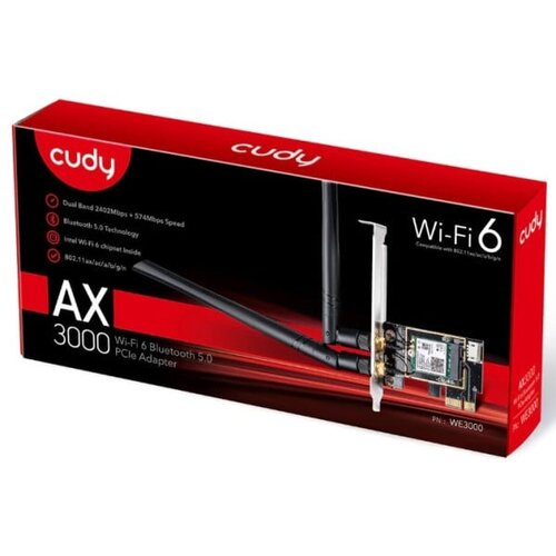 Cudy WE3000 wireless dual band PCI Express mrežna karta Cene