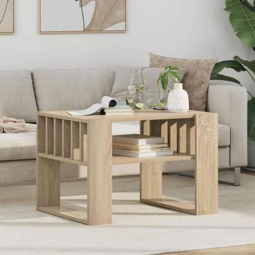  Stolić za kavu Sonoma hrast 66 x 49 5 x 45 cm Konstruirano drvo Cijene