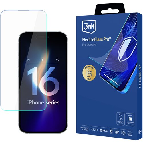 3mk FLEXIBLEGLASS KALJENO STEKLO ZA IPHONE 16 PRO MAX Z OLEOFOBNIM PREMAZOM, (5000333859) Cene