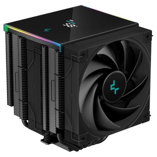 DeepCool AK620 Digital 6xHeat Pipe, Real-Time CPU Screen, 260W 2x120mm 1850rpm 69CFM Black Intel/AMD Cene