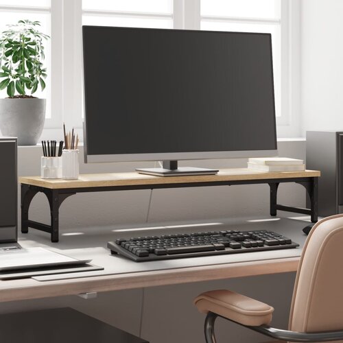  Stalak za monitor boja hrasta 85x23x15,5 cm konstruirano drvo Cijene