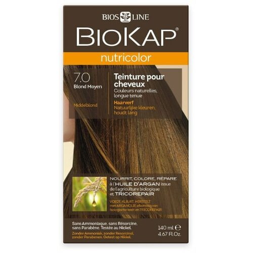 Biokap farba za kosu 7.0 Medium Blond Cene