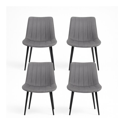  Trpezarijska stolica c-410 linea steel siva ( 0000501 ) Cene