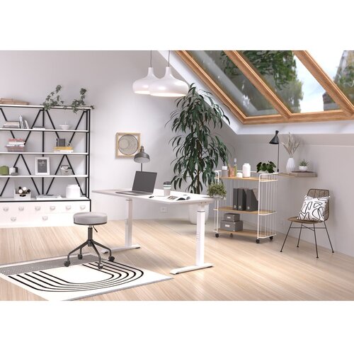 Germania Pisalna miza z nastavljivo vi&amp;scaron;ino 80x140 cm Downey &amp;ndash; Slike