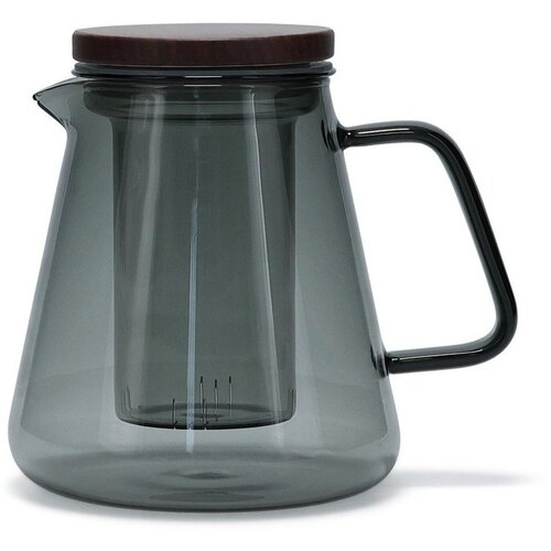 S|P Collection Sivi stakleni čajnik s cjedilom 930 ml Luma – Cene