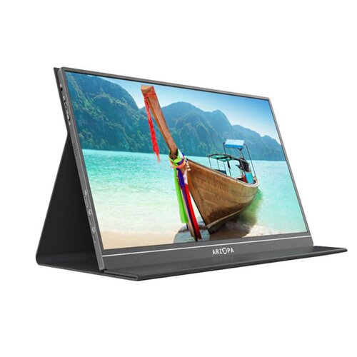 Arzopa Monitor 35,6 cm (14,0&amp;quot;) S1 TABLE 1920x1080 Prenosni monitor IPS 5ms HDMI-Mini USB-C Zvočniki NTSC45%, (21031683) Slike