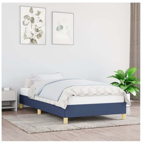 Okvir Za krevet plavi 100x200 cm od tkanine Cene